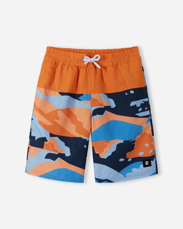 Reima UPF 50+ Boys Swim Trunks - Papaija - Navy - The Mini Branch