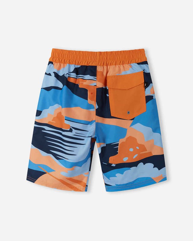 Reima UPF 50+ Boys Swim Trunks - Papaija - Navy - The Mini Branch