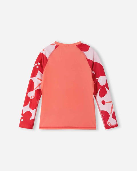 Reima UPF 50+ Rash Guard Sunproof Shirt - Sukeltaja - Misty Red - The Mini Branch