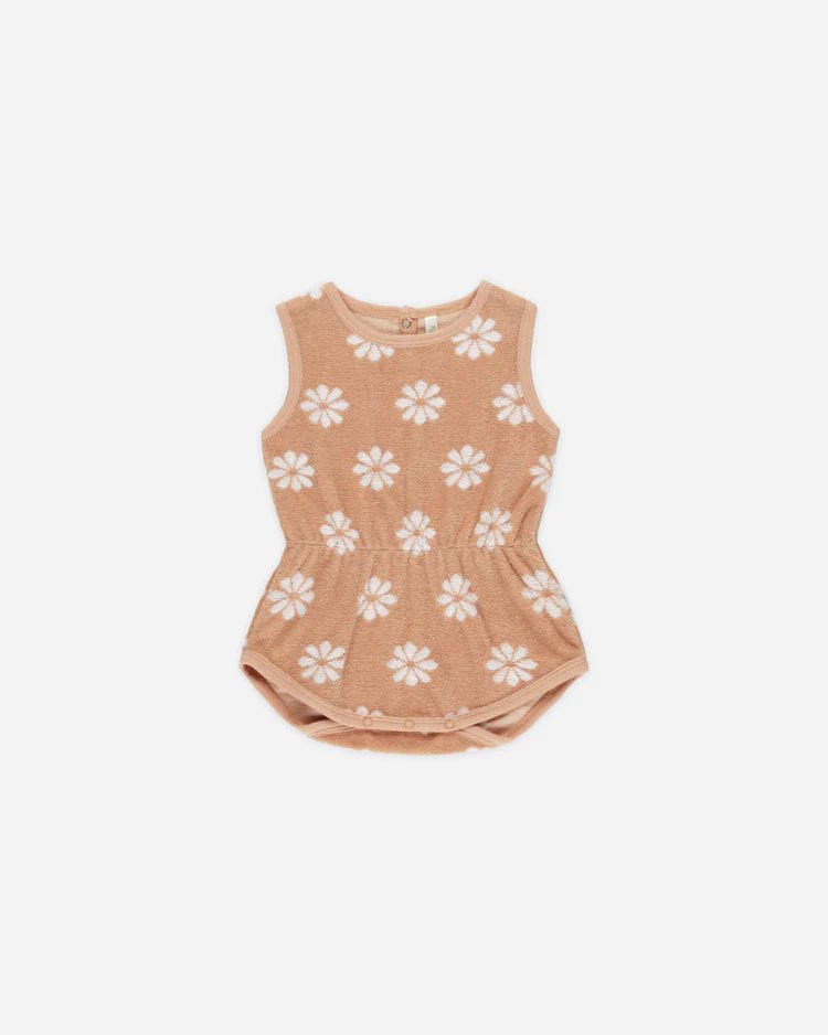Rylee + Cru Cinch Playsuit - Grapefruit - Daisy - The Mini Branch