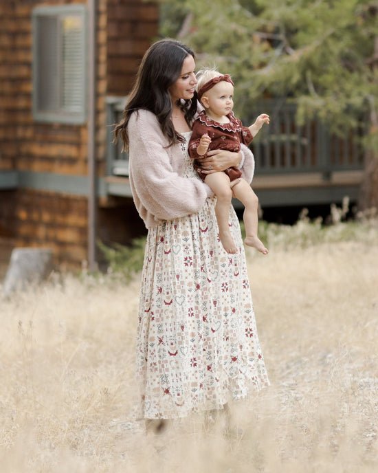 Rylee + Cru Freya Romper - Brick Floral - The Mini Branch