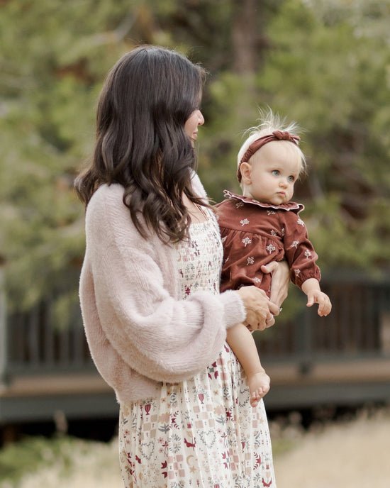 Rylee + Cru Freya Romper - Brick Floral - The Mini Branch