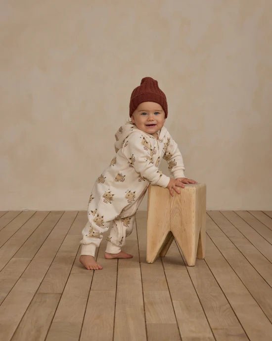 Rylee + Cru Hooded Jumpsuit - Coyote - Natural - The Mini Branch