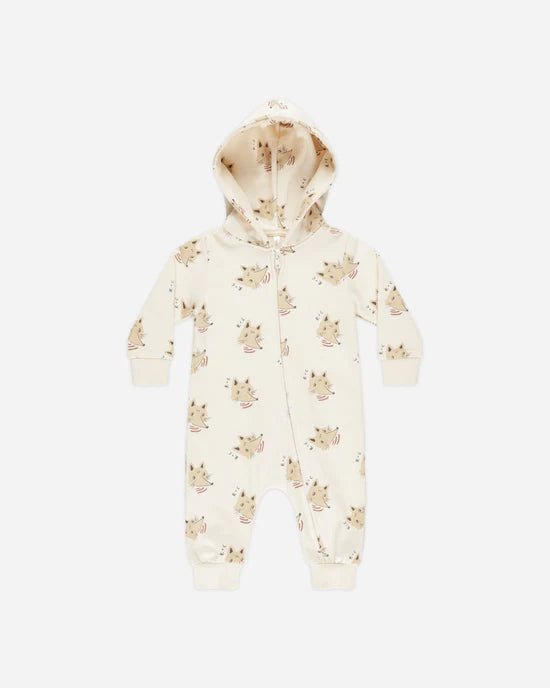 Rylee + Cru Hooded Jumpsuit - Coyote - Natural - The Mini Branch