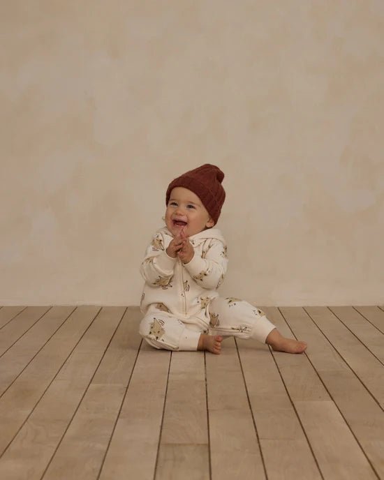 Rylee + Cru Hooded Jumpsuit - Coyote - Natural - The Mini Branch