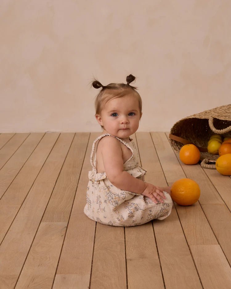 Rylee + Cru Kinsley Jumpsuit - Natural - Citrus Grove - The Mini Branch