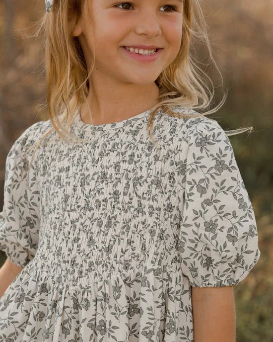 Rylee + Cru Lydia Dress - Vines - Ivory - The Mini Branch