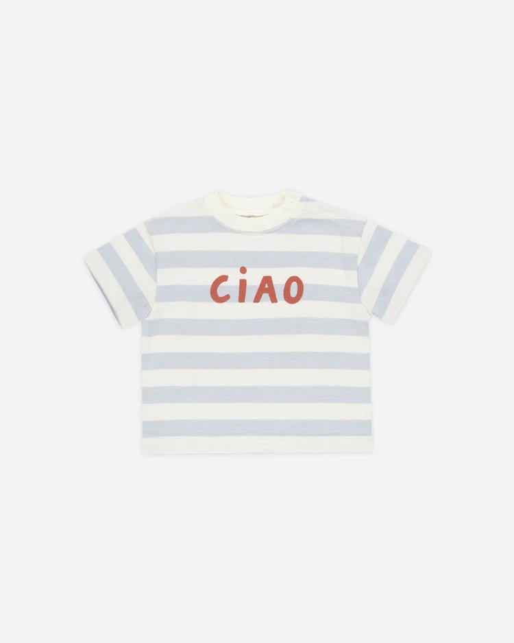 Rylee + Cru Relaxed Tee - Ivory - Ciao - The Mini Branch