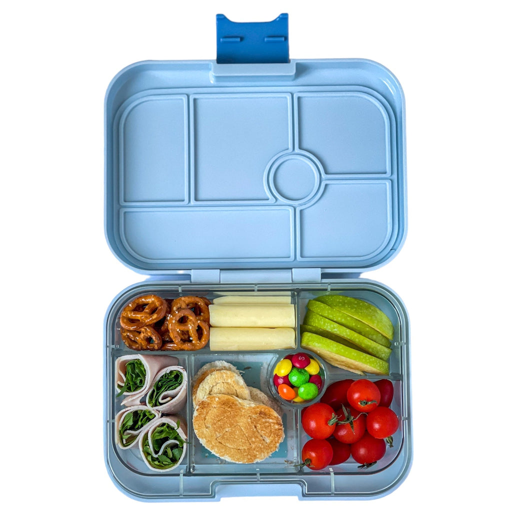 Yumbox Leakproof Bento Box For Kids - Hazy Gray With Paris Tray - The Mini Branch