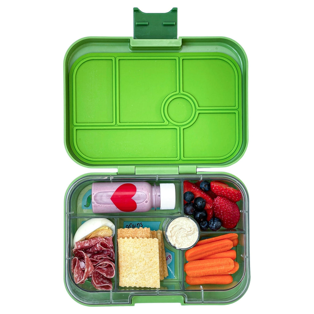 Yumbox Leakproof Bento Box For Kids - Matcha Green With Monster Tray - The Mini Branch