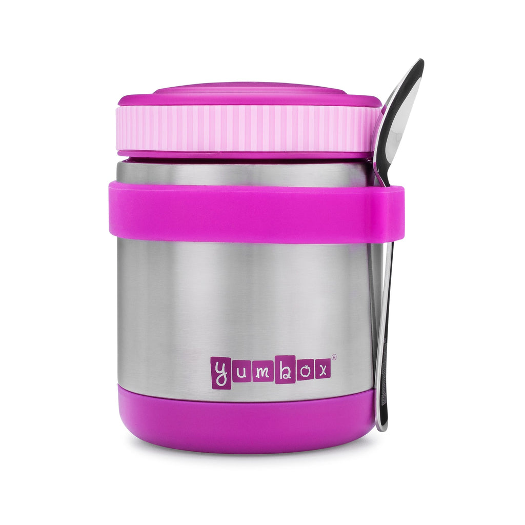 Yumbox Zuppa Thermal Food Jar With Spoon And Band - Bijoux Purple - The Mini Branch