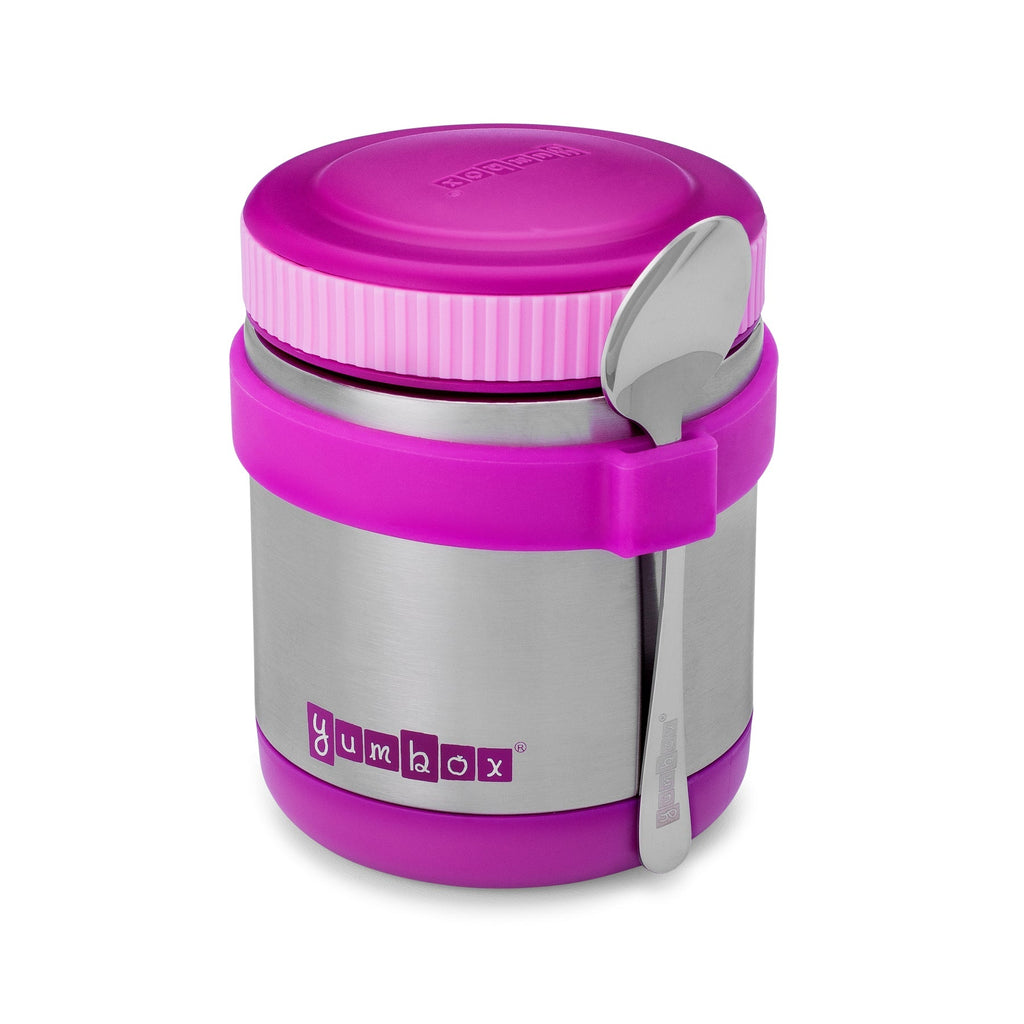 Yumbox Zuppa Thermal Food Jar With Spoon And Band - Bijoux Purple - The Mini Branch