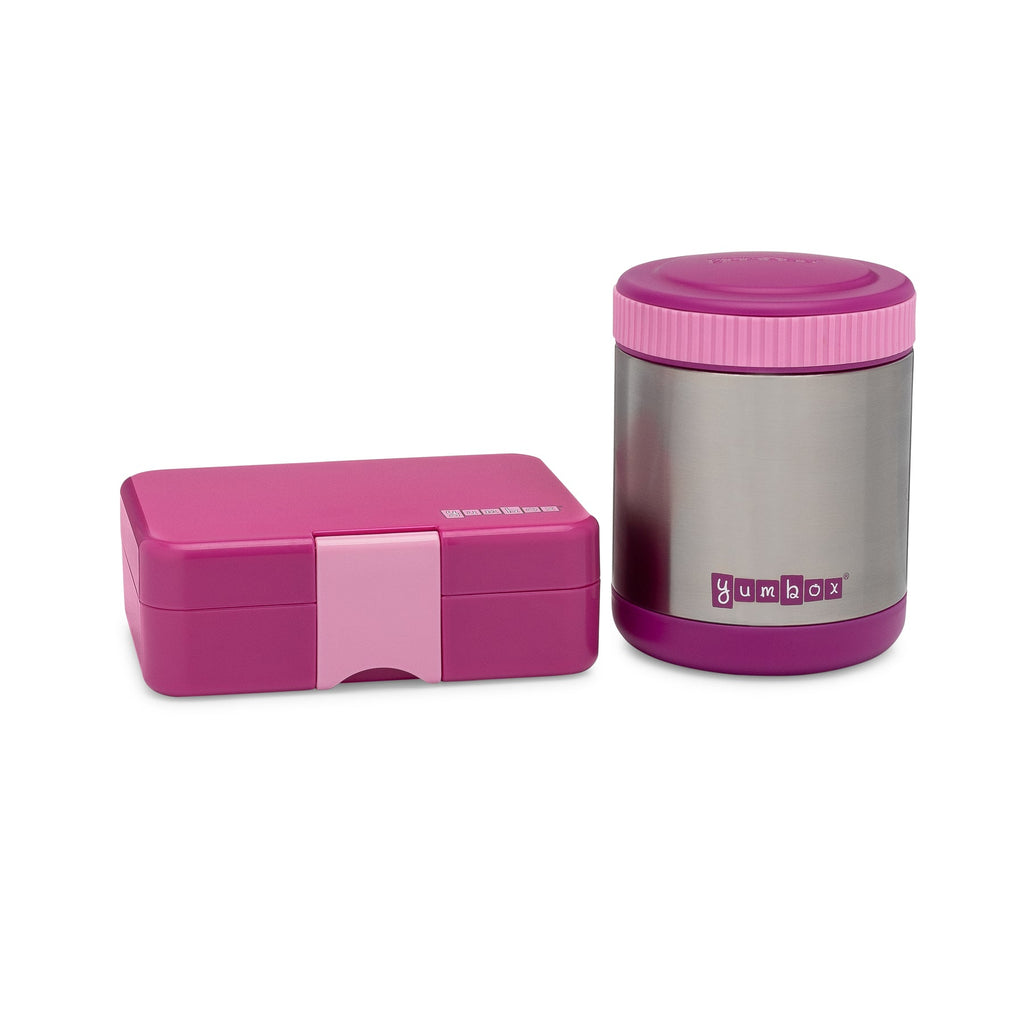 Yumbox Zuppa Thermal Food Jar With Spoon And Band - Bijoux Purple - The Mini Branch