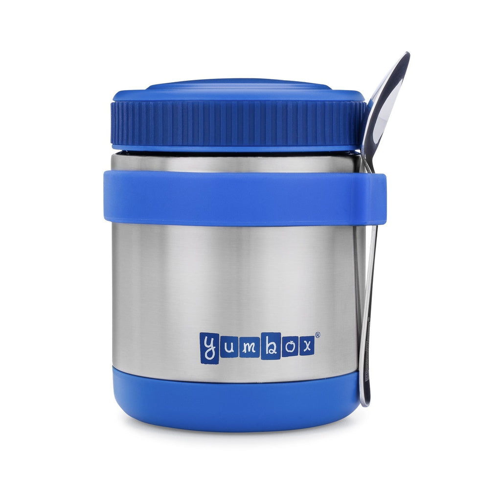 Yumbox Zuppa Thermal Food Jar With Spoon And Band - Neptune Blue - The Mini Branch