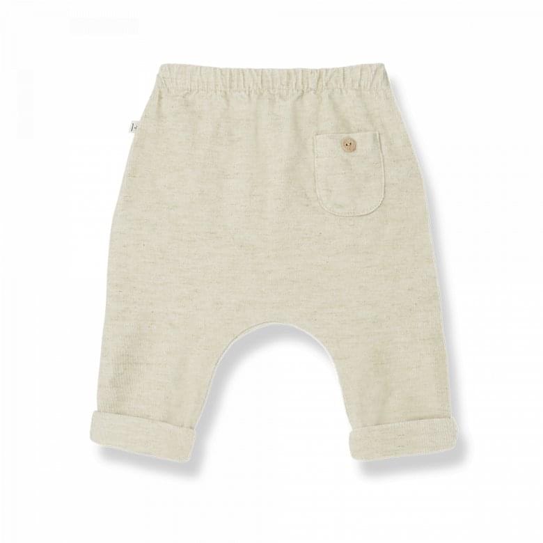 1+ In The Family Ramon Baggy Pants - Natural - The Mini Branch