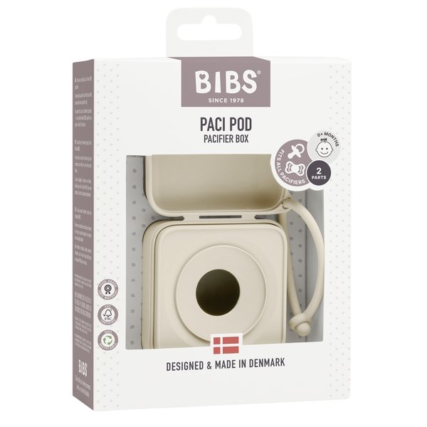 BIBS Pacifier Box - Ivory - The Mini Branch