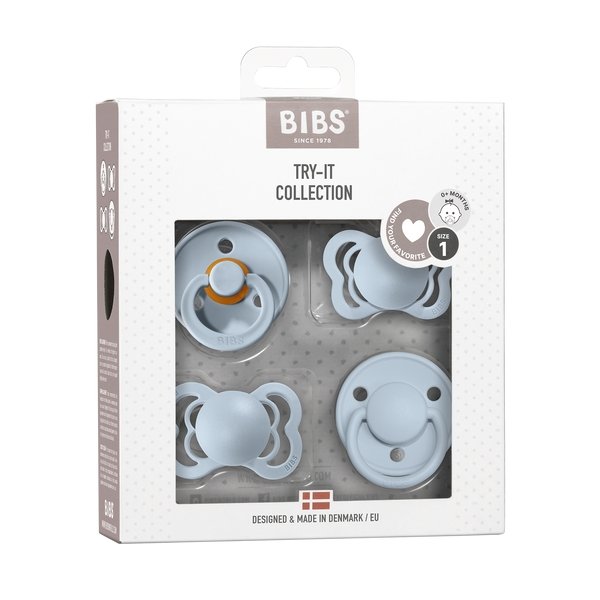 BIBS Try-It Collection - Baby Blue - The Mini Branch