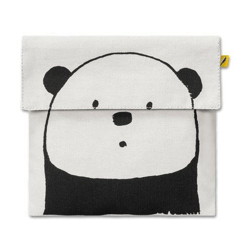 Fluf Flip Snack Bag - Panda Black - The Mini Branch
