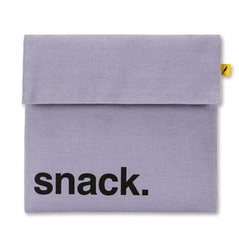 Fluf Flip Snack Bag - 'Snack' Lavender - The Mini Branch