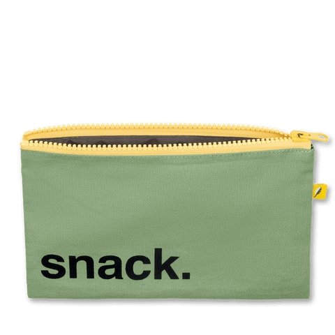 Fluf Zipper Snack Bag - 'Snack' Lavender (Snack Size) - The Mini Branch