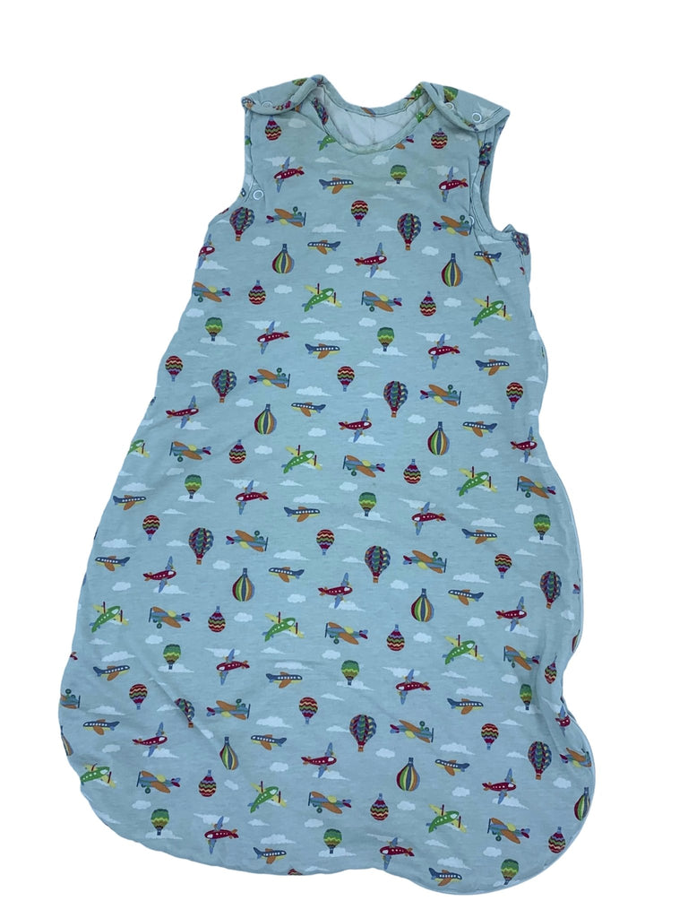 Gro Bag 2.5 Tog (0-6 months) - Blue with Print - The Mini Branch