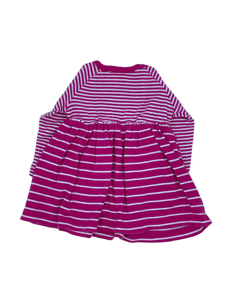 Hanna Anderson Dress (3 months) - Pink/White Stripes - The Mini Branch