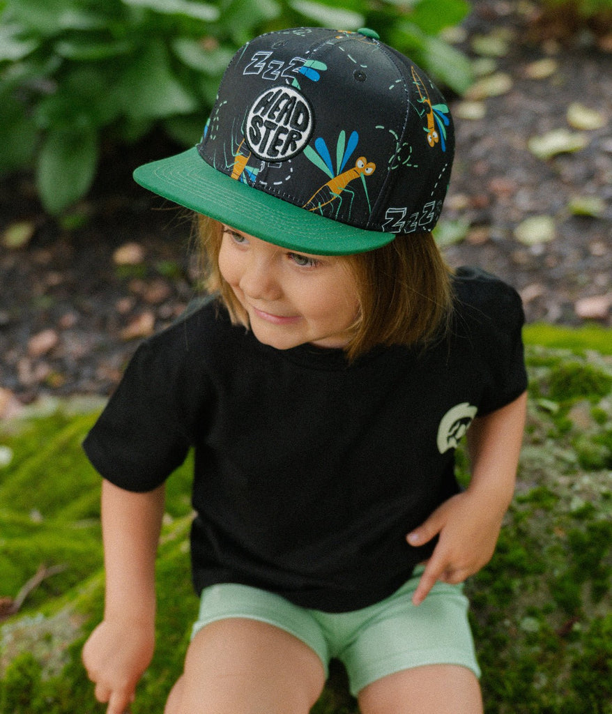 Headster Mosquito Snapback - Black - The Mini Branch