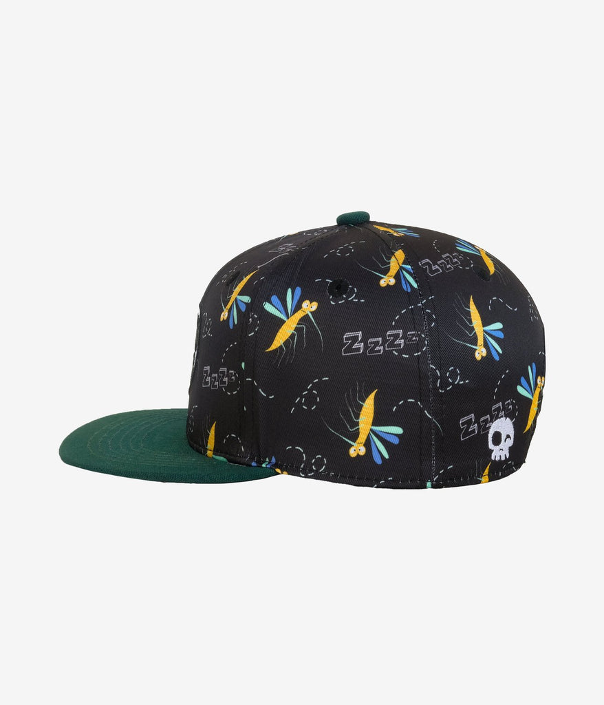 Headster Mosquito Snapback - Black - The Mini Branch