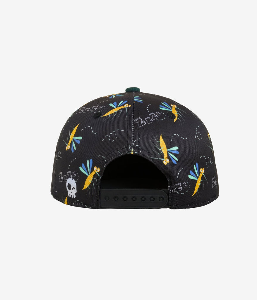 Headster Mosquito Snapback - Black - The Mini Branch