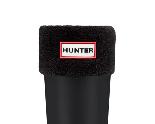Hunter Kids Fleece Boot Socks - Black - The Mini Branch