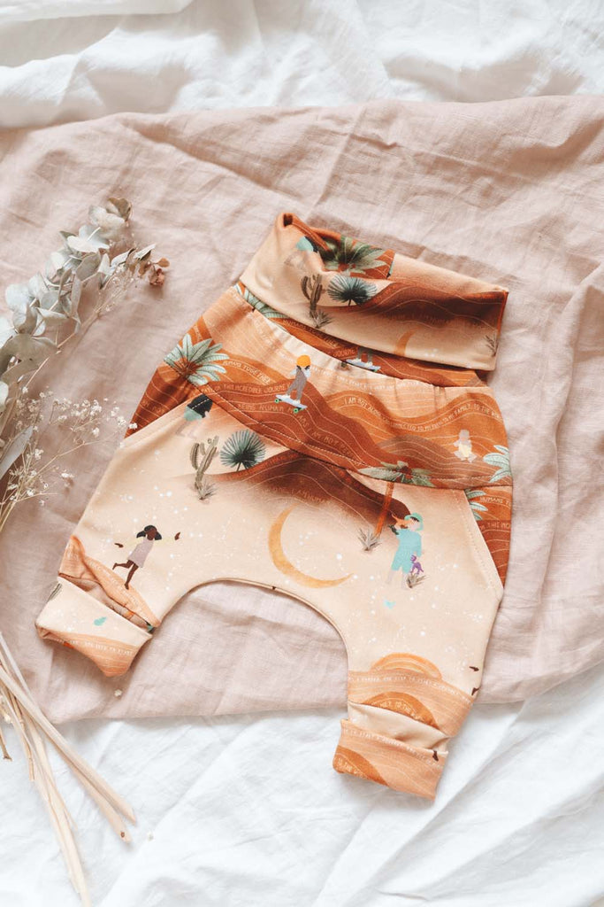 Ivory Cheetah Print Harem Baby Pants – Little Gypsies Boutique
