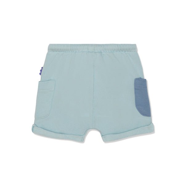 Mon Coeur Baby Pocket Short - Sterling Blue - The Mini Branch