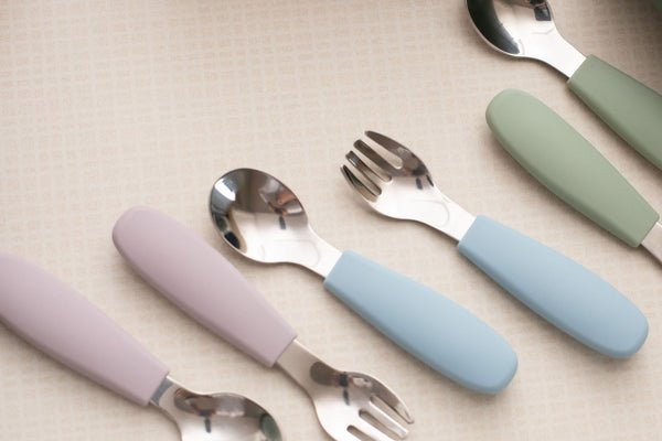 noüka Toddler Cutlery Set - Lily Blue - The Mini Branch