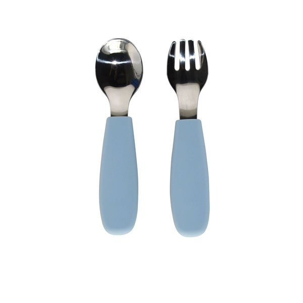 noüka Toddler Cutlery Set - Lily Blue - The Mini Branch