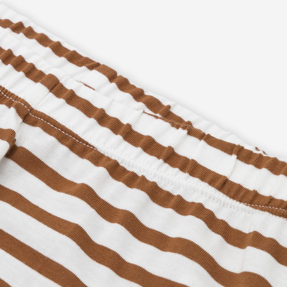 Orbasics Play-All-Day Leggings - Striped Caramel Cookie - The Mini Branch