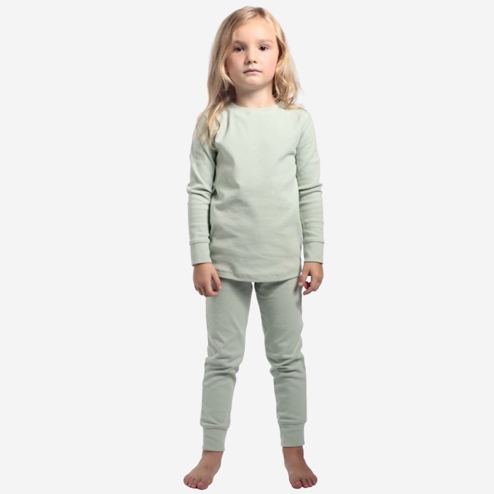 Orbasics Sleep Tight Pajamas - Aqua Grey - The Mini Branch