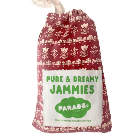 Parade Organics "My Jammies" Pajamas - Scandi Tulips - The Mini Branch