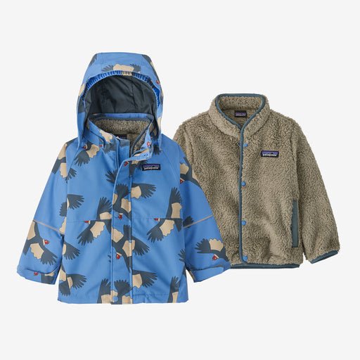 Patagonia Baby All Seasons 3-in-1 Jacket - Condors Way: Blue Bird - The Mini Branch
