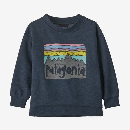 Patagonia Baby LW Crew Sweatshirt - Fitz Roy Skies: New Navy - The Mini Branch