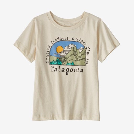 Patagonia Baby Regenerative Organic Certified Cotton Graphic T-Shirt - Lost And Found: Undyed Natural - The Mini Branch