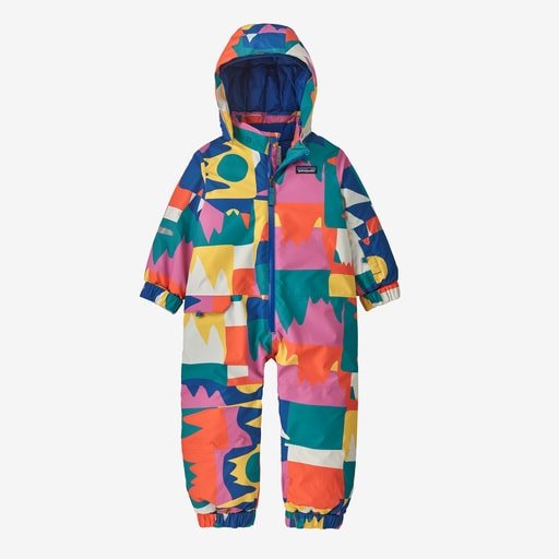 Patagonia Baby Snow Pile One-Piece - Frontera: Passage Blue - The Mini Branch