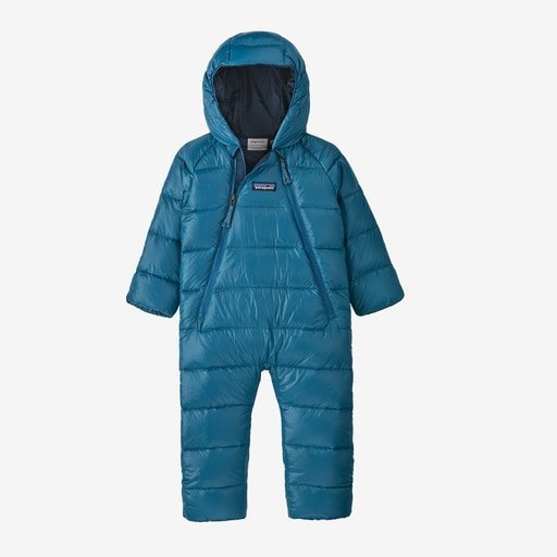 Patagonia Infant Hi-Loft Down Sweater Bunting - Wavy Blue - The Mini Branch