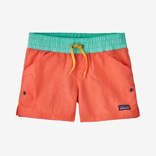 Patagonia Kid's Costa Rica Baggies Shorts 3 in. - Unlined - Coho Coral - The Mini Branch