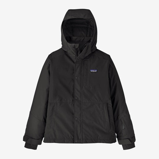 Patagonia Kid's Powder Town Jacket - Black - The Mini Branch