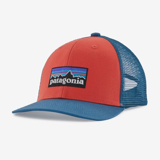 Patagonia Kid's Trucker Hat - P-6 Logo: Sumac Red - The Mini Branch
