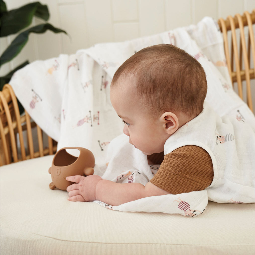 Perlimpinpin Cotton Muslin Swaddle - Cirque - The Mini Branch