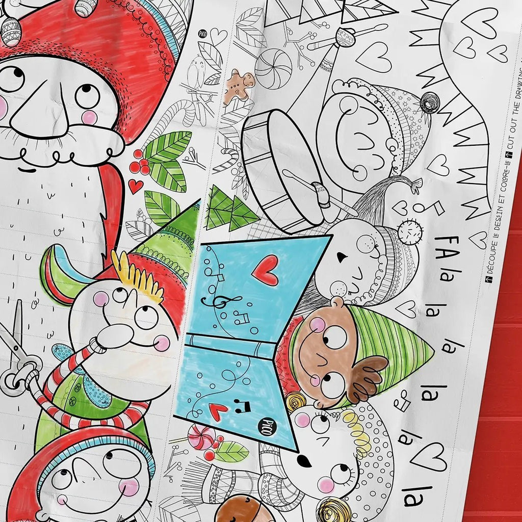 PiCO Giant Christmas Colouring Pages - Winter Wonderland - The Mini Branch