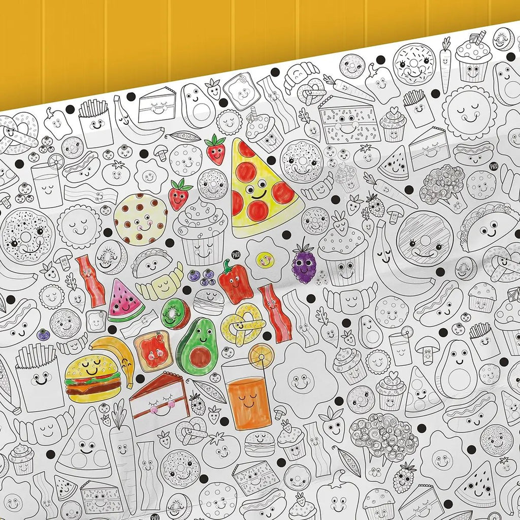 PiCO Giant Colouring Pages - Enjoy your meal - The Mini Branch