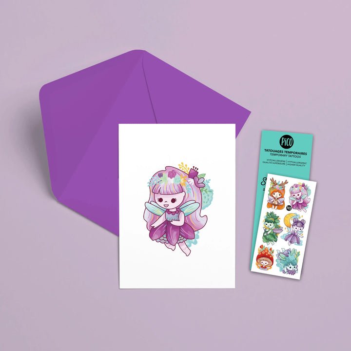 PiCO Greeting Cards with Tattoos - Gentle fairies - The Mini Branch