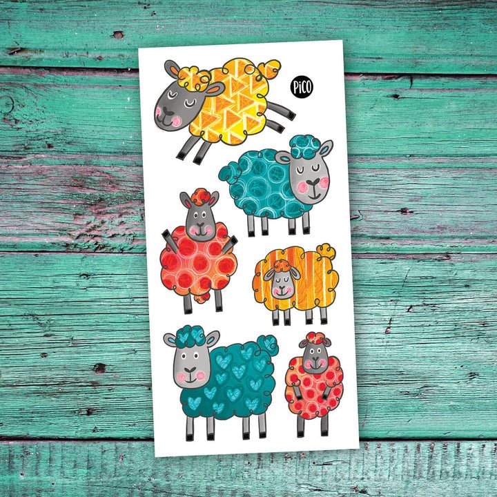 PiCO Temporary Tattoos - The jumping sheep - The Mini Branch